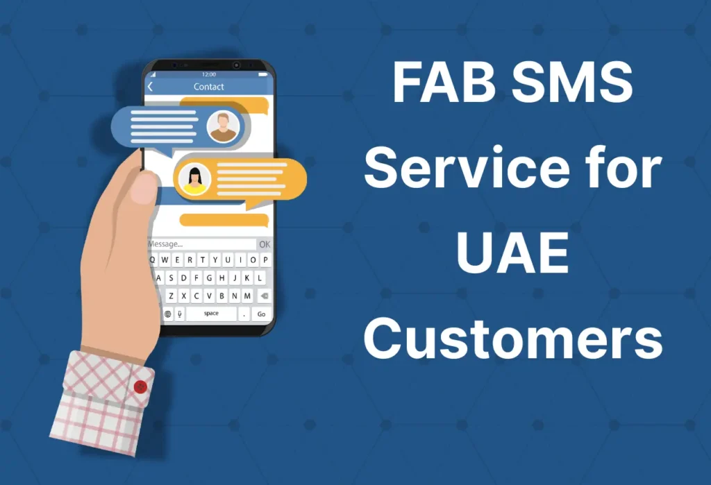 FAB balance check with the help of SMS Banking